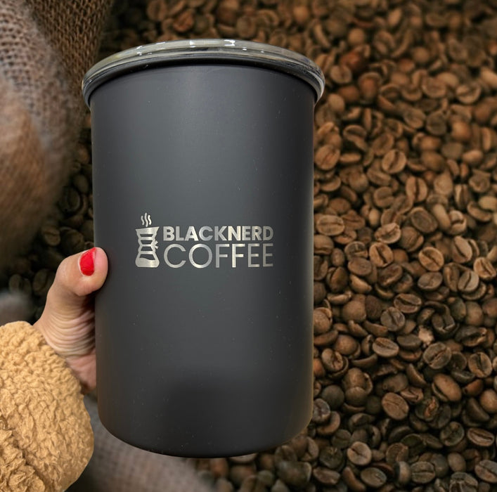 BlackNerd Coffee Airscape Coffee Canister Medium